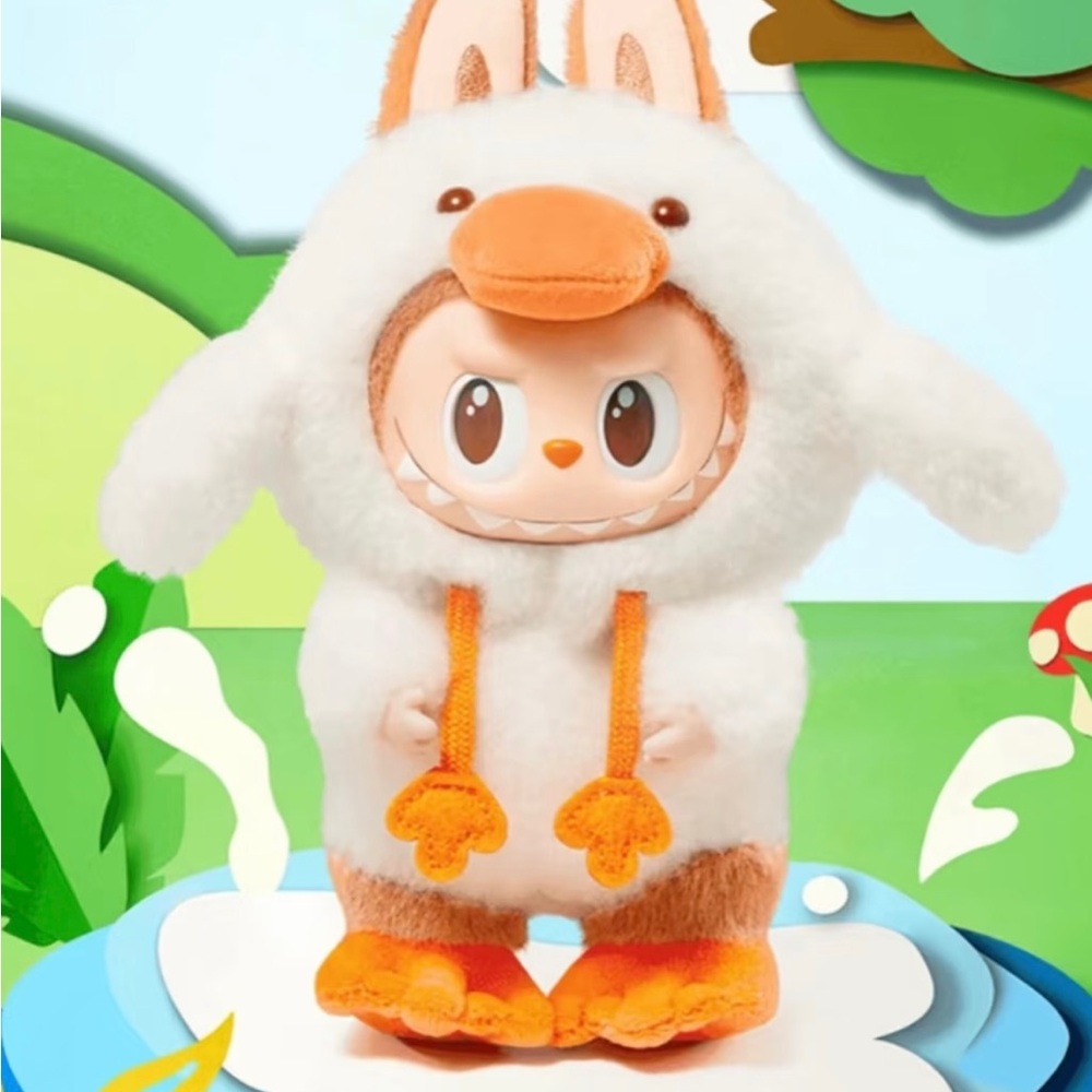 The Monster Labubu Forest Fairy Tale Series Vinyl Plush Hanging Card